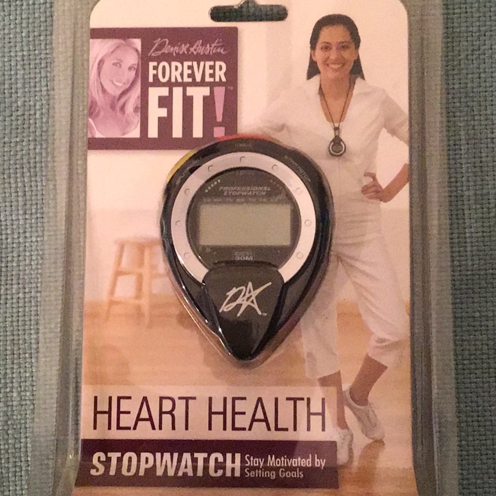 Denise Austin Forever Fit Heart Health Stop Watch